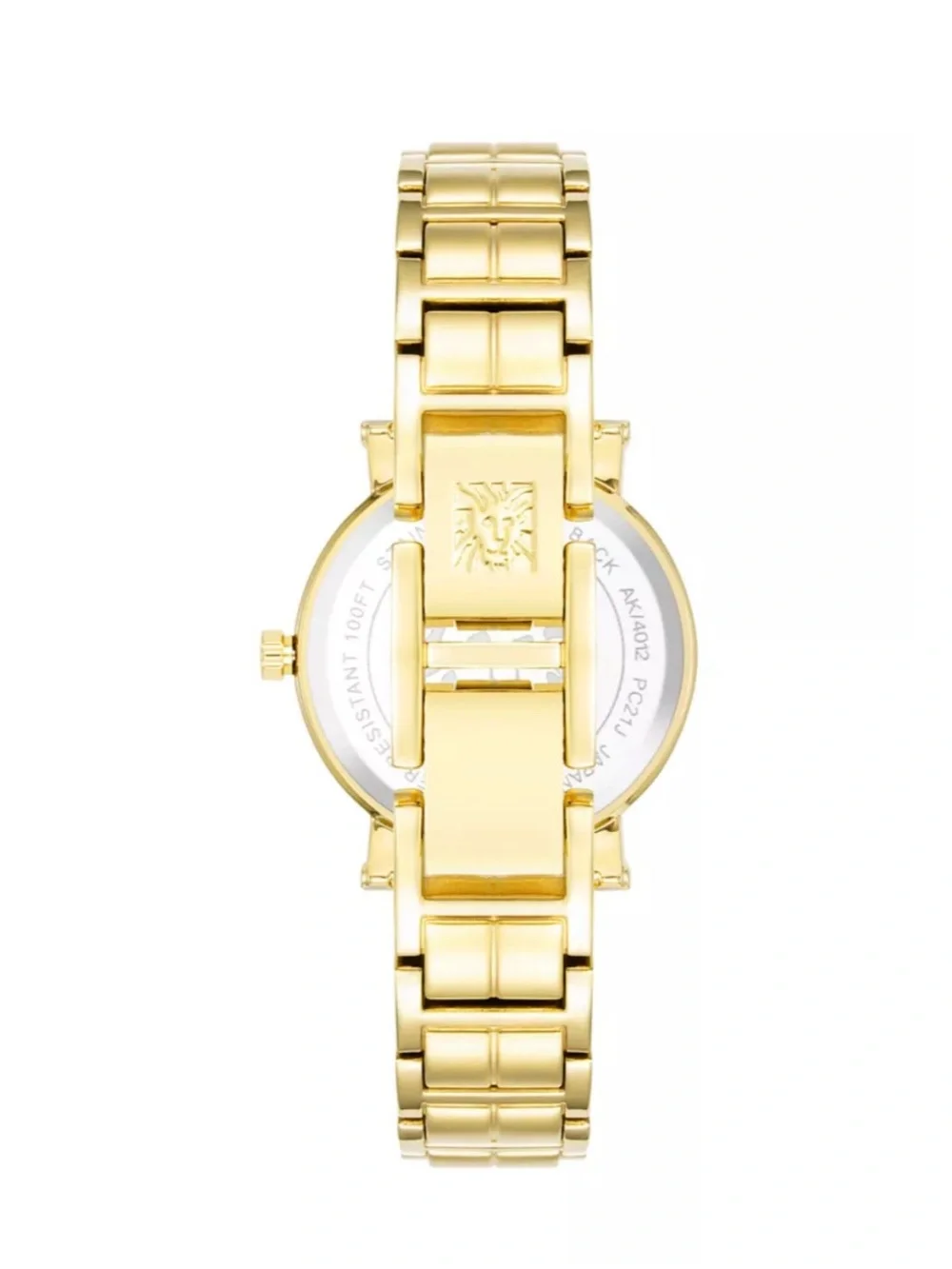 NWOT Anne Klein Women's Gold Tone Roman Numeral Watch